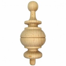 Long Case Wooden Clock Finial Longcase Ornament Decoration 80x 35mm - CF2113