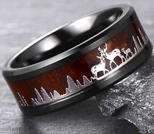 Deer Family Black Tungsten
