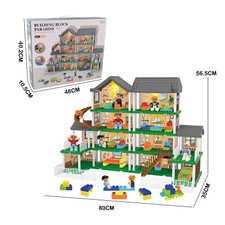 Diy building blocks mansion - diy,