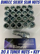 Alloy Wheel Nuts Silver Tuner