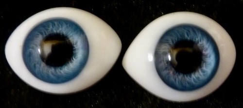 20mm grey solid glass doll - 20mm,