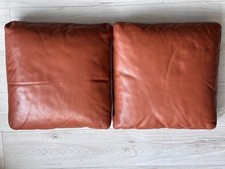 B&B Italia Tan Leather Cushion 45CMx45CM (Set Of Two)