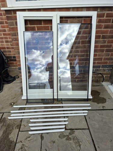 Double pvc window - double, glass