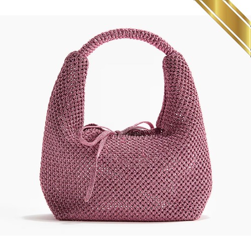 Glittery hole knit - glittery,