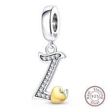 Pendant Charm Bead Alphabet