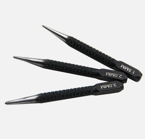 Steel centre punch set - pc,