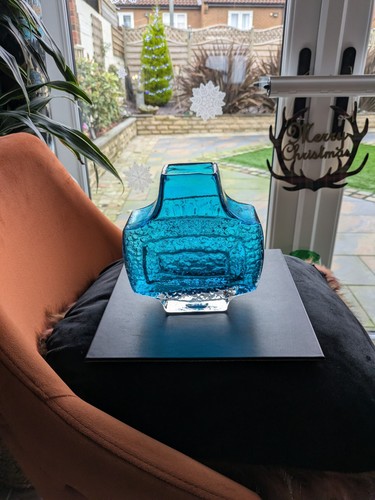 Whitefriars glass vase - whitefriars,