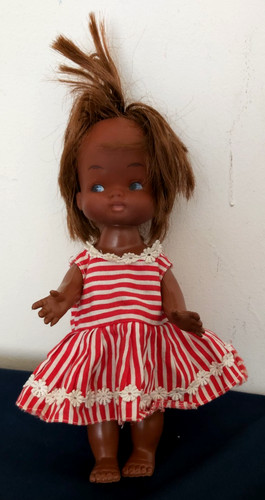 Vintage inch black doll - 9,