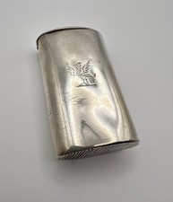 Victorian solid silver vesta - solid,