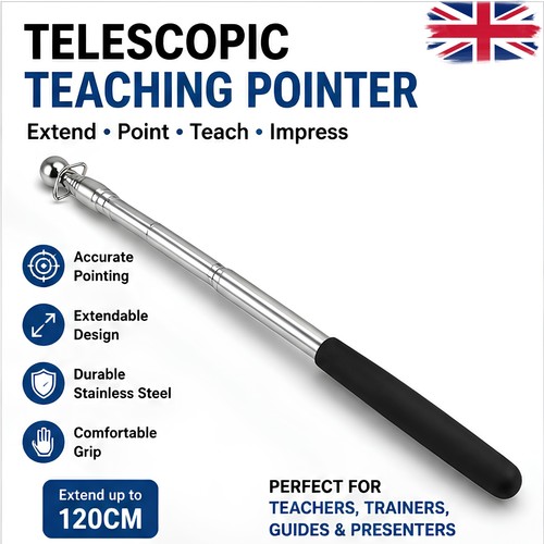 Extendable teaching stick 6m - teaching, 1.6m