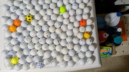 140 mid grade golf balls - 140+,