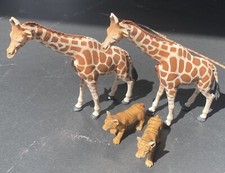MOJO Toy Animals Bundle 2 x Giraffe 2 x Tiger 2010