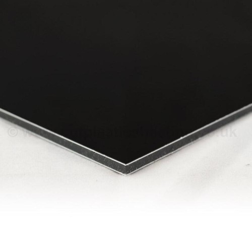 Black aluminium composite - aluminium,