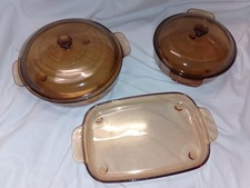 Vision Corning Amber Glass