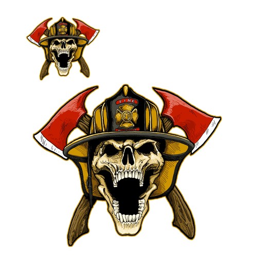 Lethal threat fireman - lethal, skull