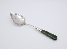 Antique Silver & Jade Handled