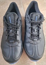 Mens Reebok Classic Trainers Leather Black Size 7 In Excellent & Very Clean Cond