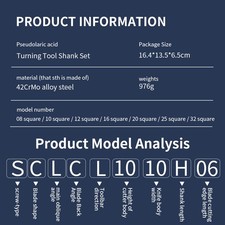 3/8'' 10mm Indexable Lathe
