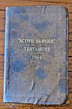 Active Service Testament 1914