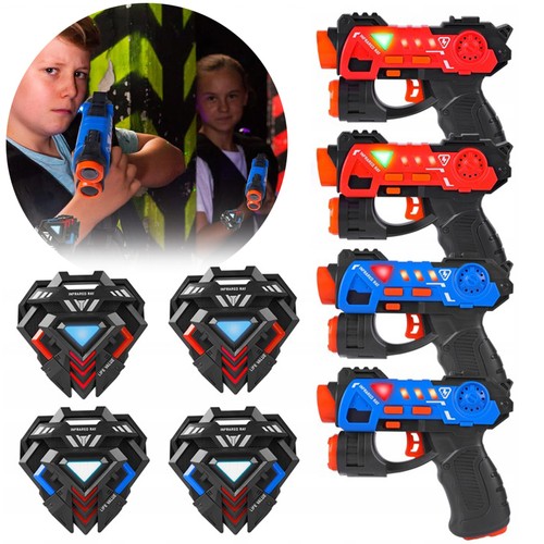 Electric laser tag guns set - laser,