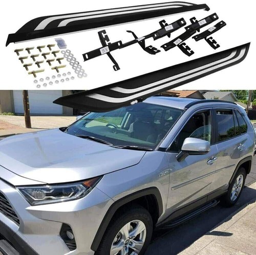 2pcs fixed running board side - running,