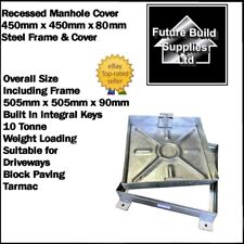 Steel Recessed Manhole Cover &