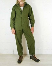Boiler Suit Overalls Jumpsuit British Army Workwear Green XS S M L XL 