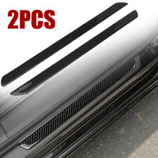 2x Car Door Sill Carbon Fiber Scuff Plate Cover Panel Step Protector Accessories
