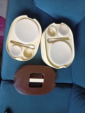 Vintage Insulex camping four person picnic set. VW Camper