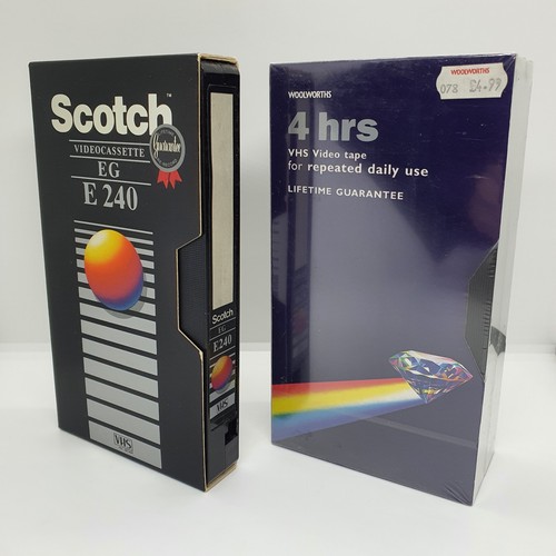Scotch vhs video - scotch, cassette