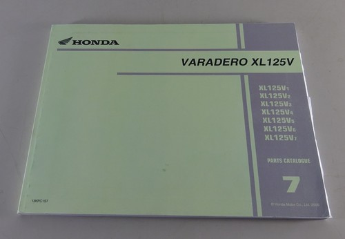Parts catalogue honda varadero - honda,