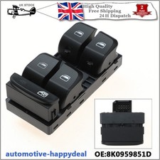 FOR AUDI A4 (B8) A5 Q5 MASTER WINDOW CONTROL SWITCH DRIVER SIDE 8K0959851D