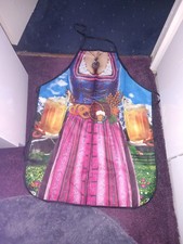 2 New Aprons.German Lady And German Man.