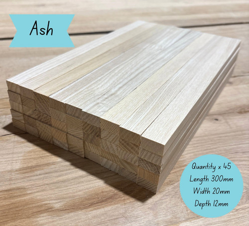 Planed ash offcuts craft - ash,