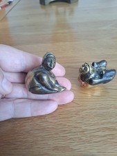 Two Vintage  Brass  Yoga