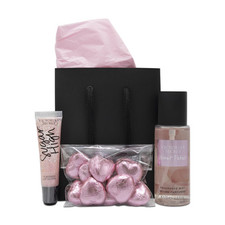 Victoria's Secret Velvet Petals Fragrance Mist & Lip Gloss & Chocolates Gift Set