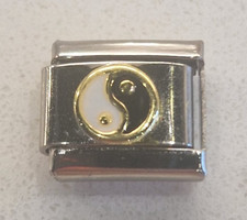 Gold Yin Yang Italian Charm