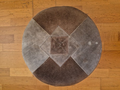Vintage 1970 patchwork - , suede