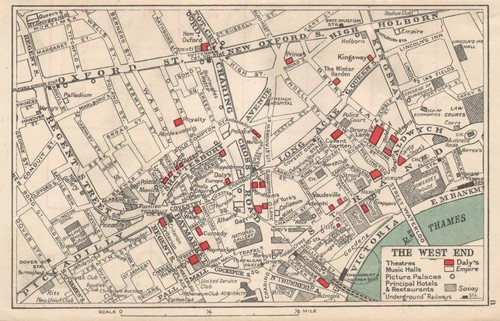 London west end theatres - end.,