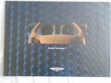 Bentley Continental T brochure 1996 UK market