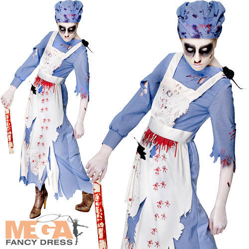 Zombie victorian maid ladies - zombie,