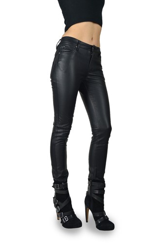 Tripp black faux - faux, high
