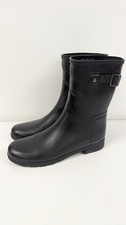 Hunter Short Calf Black Wellies Euro 42, Uk8