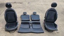 Genuine MINI Black Lounge Leather Interior Front & Rear Seats R56 Hatchback