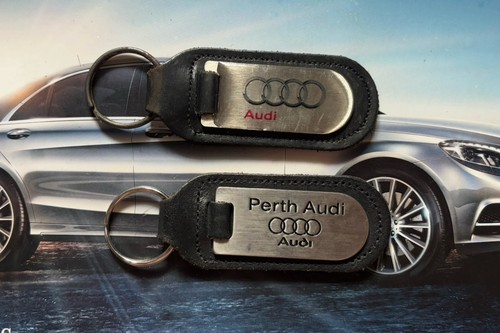 Two genuine audi keyrings - two,
