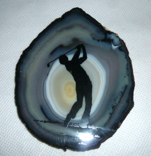 Golf gift quartz coaster - gift,