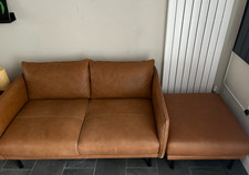 Habitat Moore Leather 2 Seater