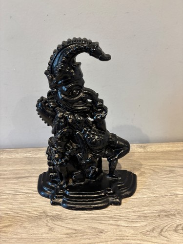 Cast iron door stop - cast, &