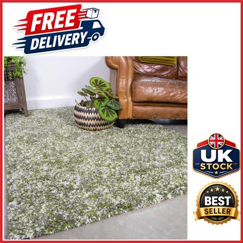 Dark forest green shag rug - forest,