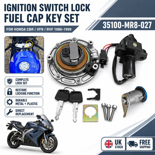 Ignition switch lock fuel gas - ignition,